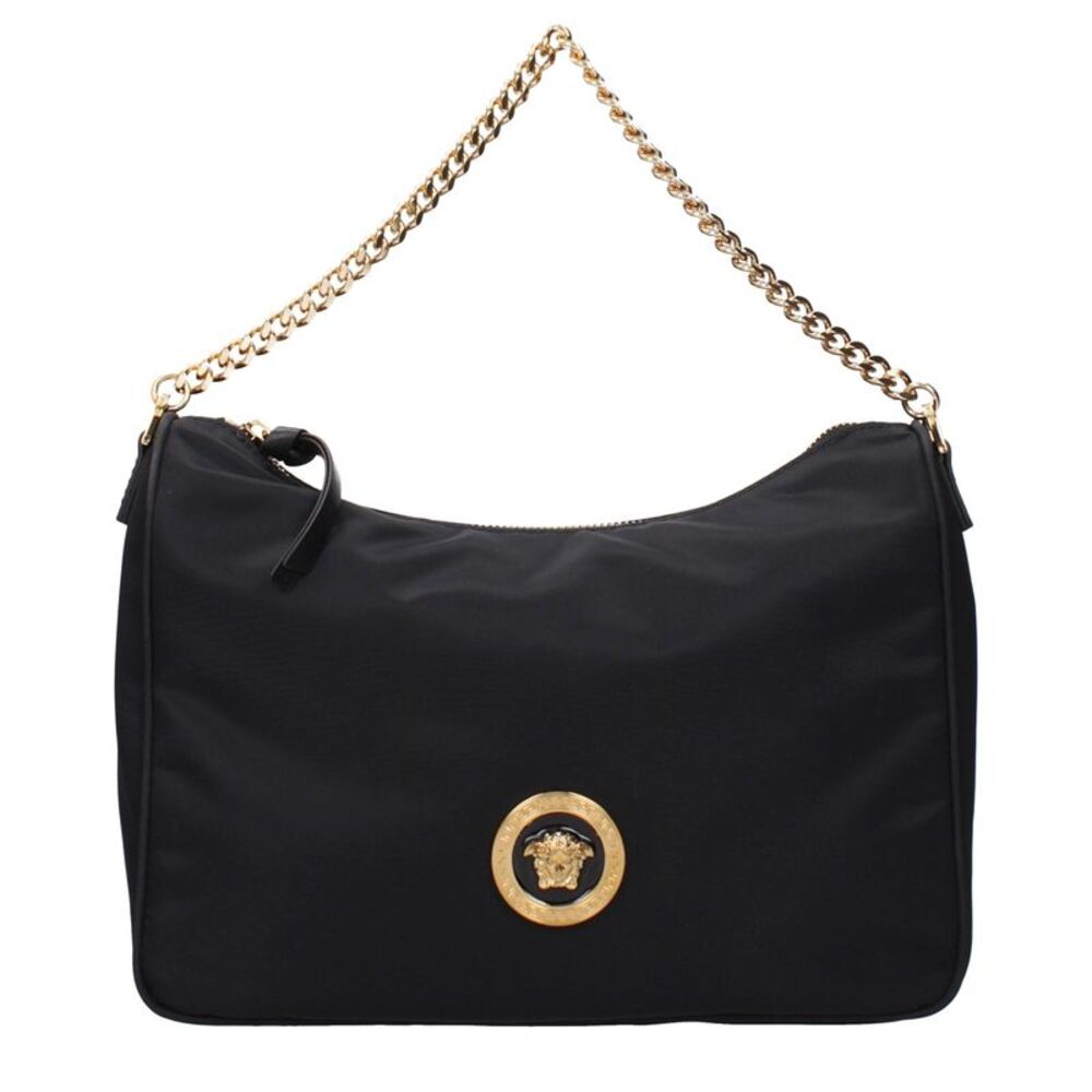 Versace Black Fabric Women's Handbag